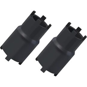 Flylin 2Pcs Clutch Lock Nut Tool, Oil Spinner Tool 24mm 20mm Bipolar Clutch Tool Wrench for GY6 50 125 150cc, Spanner Wrench Lock Clutch Nut Removal Tool for Crf 600rr 450r 250l