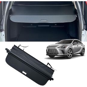 AUXKO Retractable Cargo Cover for Lexus RX 2023-2025, Trunk Cover Luggage Security Shade Cover for 2024 2025 Lexus RX Shielding Shade Anti-Peeping Luggage Privacy Screen, Carbon Fiber