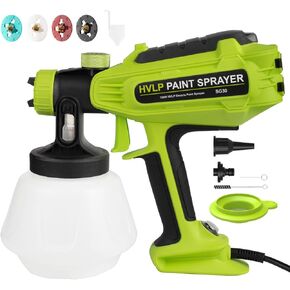 Paint Sprayer, 700W HVLP Spray Gun with Blowing Joints, 2024 Upgraded, 4 Nozzles & 3 Patterns, Easy to Clean, Paint Sprayers for Home Furniture, Cabinets, Decks, Walls, Door, etc.