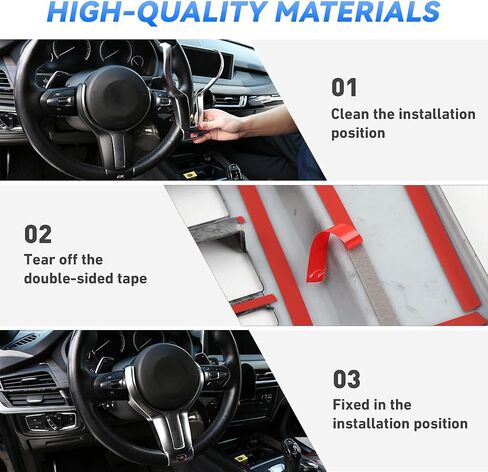 Steering Wheel Cover Trim for BMW F20 F22 F21 F30 F32 F33 F36 F06 F12 F13 X5 F15 X6 F16 M-Sport Car Accessories (Carbon Fiber) in Saudi Arabia