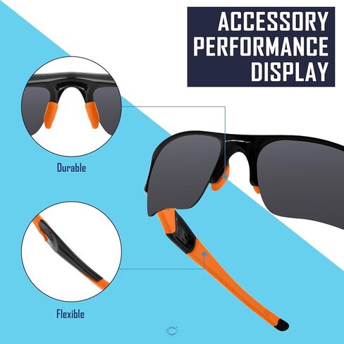 SAUCER Replacement Rubber Kit for Oakley Half Jacket 2.0 OO9144 | Half Jacket 2.0 XL OO9154 Sunglass in Saudi Arabia