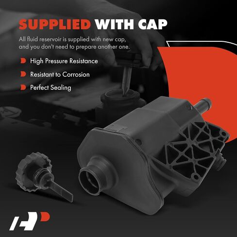 خزان/خزان توجيه كهربائي ممتاز مع غطاء متوافق مع دودج رام 1500 2002-2007، دورانجو 2004-2007 وكرايسلر أسبن 2007-2007، 3.7 لتر 4.7 لتر 5.7 لتر in Saudi Arabia