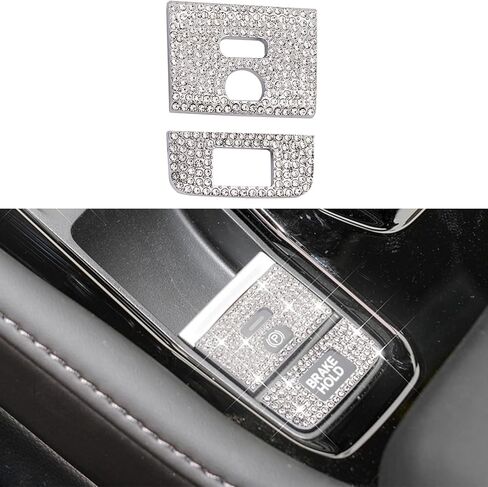 Bling Crystal Car Interior Accessories Sticker Fits for Honda Accord 2024-2025(Silver 8) in Kuwait