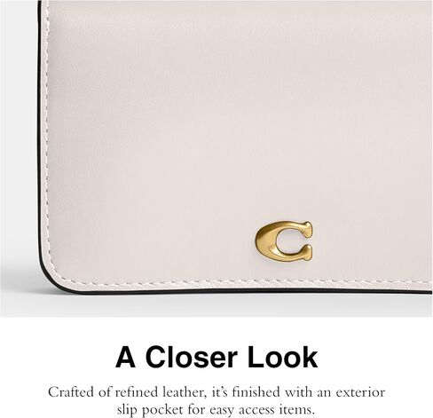 COACH Women's Slim Card CASE, LH/Dark Ruby in Saudi Arabia