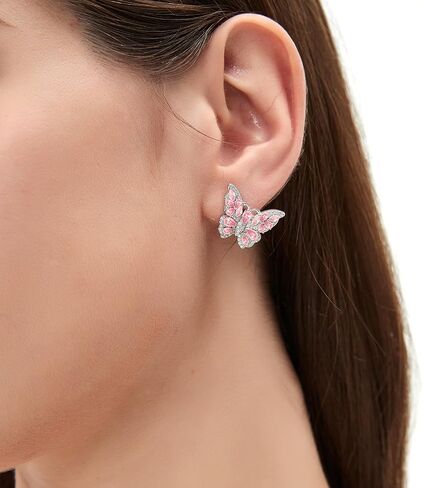 G&GEMSJEW Butterfly Pendant Necklace Shining CZ Butterfly Necklace Various Optional in Saudi Arabia
