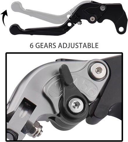 for KAWASA-KI VN 650 Vulcan S VN650 VULCANS 2015 2016 2017-2024 2024 Motorcycle Folding Extendable Brake Clutch Levers Accessories (D) in Kuwait