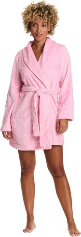 bebe Womens Mid-Length Plush Pajama Lounge Robe Bathrobe in Kuwait