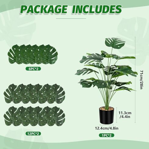 نباتات النخيل الاصطناعية 35 بوصة شجيرة خضراء استوائية تقليد أوراق شجرة النخيل المزيفة نبات اصطناعي في وعاء الخضرة مكتب العائلة داخلي خارجي ترتيب زهور الحفلات ديكور الزفاف in Kuwait