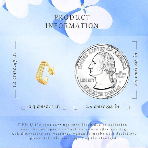 Earrings for Women, 925 Sterling Silver Heart Bow Knot Octet Star Butterfly Heart Clover Stud Earring Ears Sensitive Hypoallergenic, Fashion Birthday Gifts Cute 18K Gold Plated Bling Jewelry in Kuwait