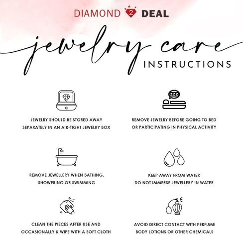 أقراط Diamond2Deal من الذهب عيار 14 قيراط والألماس على شكل قلب (طول - 0.39 بوصة، عرض - 0.35 بوصة) in Kuwait