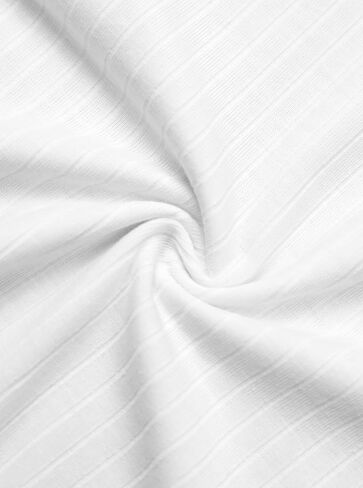 طقم بيجامات نسائية من Remidoo بأكمام قصيرة مضلعة مكونة من قطعتين in Kuwait