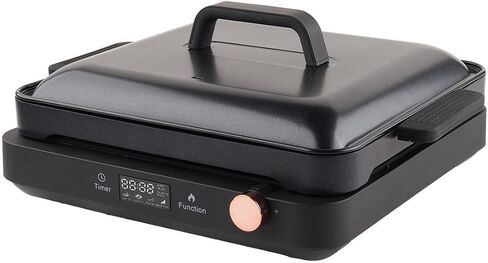 Induction Cooktop with Removable Grill Plate, 1200W 12 Power levels Adjustment High Efficiency Electric Countertop, Portable Heat Plate, Magnetic Cookware for Apartment, Dormitory, White in Saudi Arabia