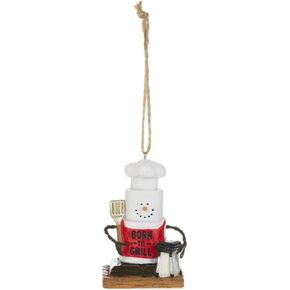 Midwest-CBK S'More Grilling 3 Inch Resin Decorative Holiday Ornament for Christmas