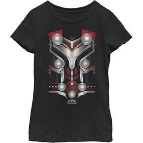 تي شيرت بأكمام قصيرة للفتيات من Marvel Love & Thunder Lady Thor Cosplay