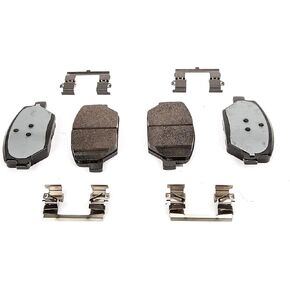 Parts 171-1166 Front Disc Brake Pad Set with Clips