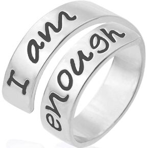 Jude Jewelers Stainless Steel Inspirational Mantra Graduation Encouragement Wedding Statement Ring