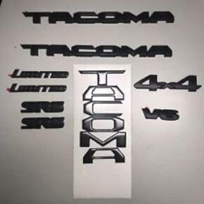 TOYOTA New South East Black Out Emblem Overlay Kit Tacoma 00016-35850