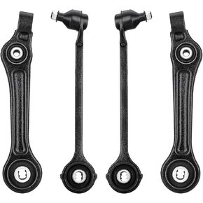 4PCS Front Lower Control Arms for Chrysler 300 05-10 RWD, Dodge Challenger 08-11, Charger 06-10, Magnum 06-08, Suspension Kit - Forward & Rearward K620258 K620257