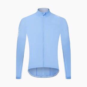 Men's Pro Wind Jacket | Long Sleeve Cycling Coat | Windproof, Water Resistant, Breathable, Packable (US,Regular, S-XL)