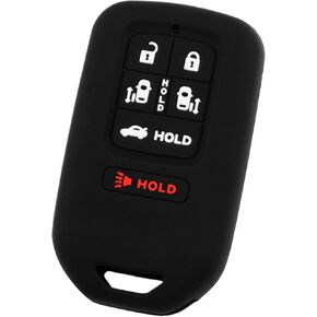 KeyGuardz Keyless Entry Remote Car Smart Key Fob Outer Shell Cover Rubber Case for Honda Odyssey KR5V1X