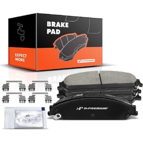 A-Premium Front Ceramic Disc Brake Pads Set Compatible with Select Chrysler and Dodge Models - 200/Avenger 2013-2014, 300 2005-2020, Caliber 2008-2009, Challenger 2009-2020, Charger 2006-2020, Magnum in Kuwait