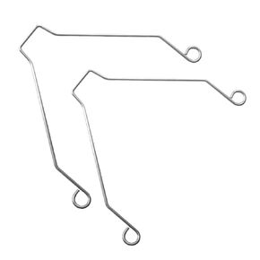 2 Pack S99140187 Grille Spring Clips Fit for Broan Models AC2550, AC2660, 7550, 7555, 7564