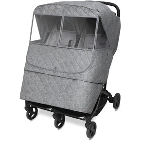Manito Castle Alpha Twin Stroller Weather Shield (Navy) in Kuwait