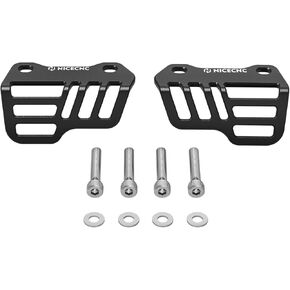Luggage Bag Fixed Bracket Rear Luggage Tie Down Brackets Compatible with Yamaha Tenere 700 /XTZ700 2019-2024, Tenere 700 Rally Edition 2020-2024, Aluminum, CNC-machined, Black