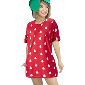 Goodstoworld Womens Fruit Costume Halloween Dress Short Sleeve Fruit Cosplay Outfit Party Holiday