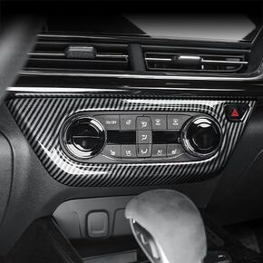 YOUTOOCAR Red Interior Air Conditioning Button Panel Cover Trim Car Compatible with Chevrolet Trax 2024-2025 Accessories
