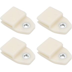 4Pcs Car Window Door Glass Channel Plastic Clips Glass Regulator Holder Sash Retainer Clip Compatible with Honda 1988-2015 All Models White