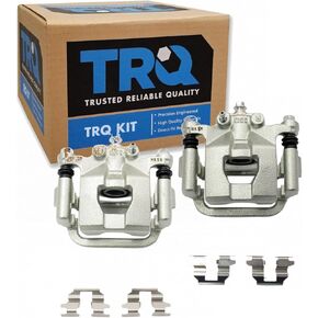 TRQ Rear Disc Brake Caliper Pair Set for 2007-2012 Nissan Altima / 2007-2008 Nissan Maxima