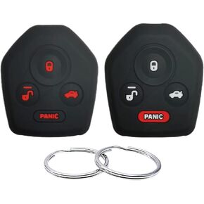Silicone Rubber Key Fob Cover Compatible with 2008-2023 Subaru Crosstrek Forester Impreza Legacy Outback Tribeca WRX STI XV Crosstrek Ascent