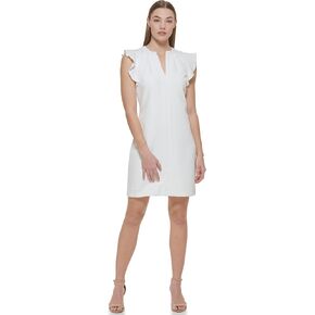 Vince Camuto Women's Sleeveless V Neck Laguna Shift Dress