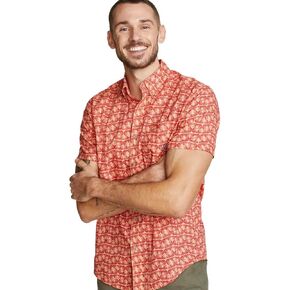 Eddie Bauer Men's Baja Short-Sleeve Shirt-Print