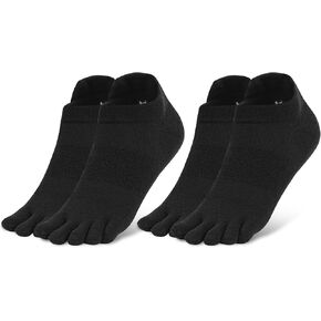 Merino Wool Toe Socks for Men and Women Athletic Runing Ankle Toe Separation Socks (2-3 Pairs)