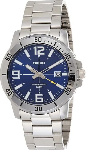 Casio Classic Gold-Tone Stainless Steel Band Date Indicator Watch (Model: MTPVD01G-1BV) in Saudi Arabia