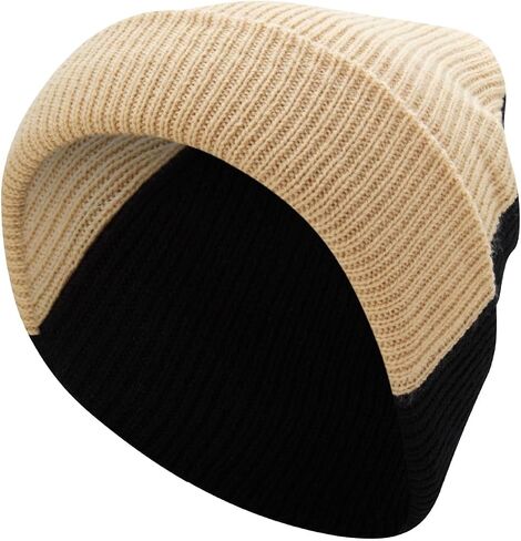 Hurley Women's Delaney Beanie Hat - Medium Fit Fashionable Double Layered Cable Knit Pattern - Winter Hats for Women in Saudi Arabia