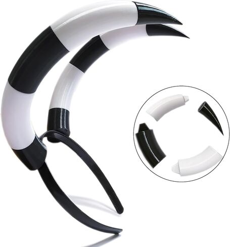 بليتزو تأثيري قرون مشبك شعر أنيمي بليتزو عقال انفصال أغطية الرأس الدعامة زي in Kuwait