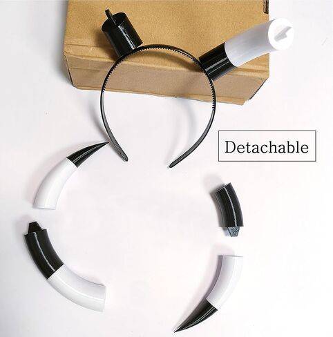 بليتزو تأثيري قرون مشبك شعر أنيمي بليتزو عقال انفصال أغطية الرأس الدعامة زي in Kuwait