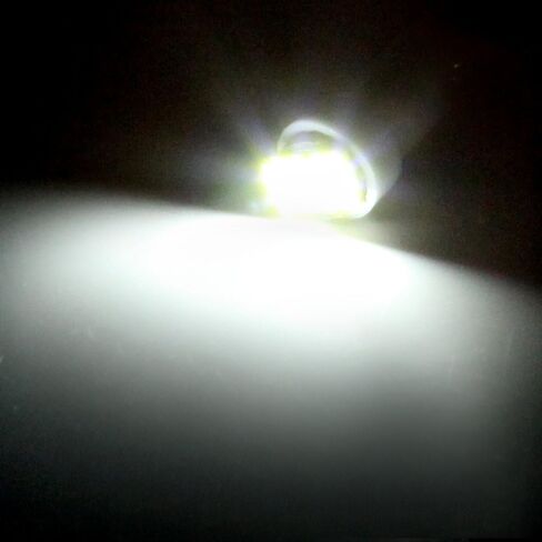 cciyu 6x Car T5 5050 1SMD Wedge Xenon White LED Light Bulbs Instrument Panel Cluster Plug Lamp Dash Light Bulb w/T5 Twist Sockets(white) in Kuwait