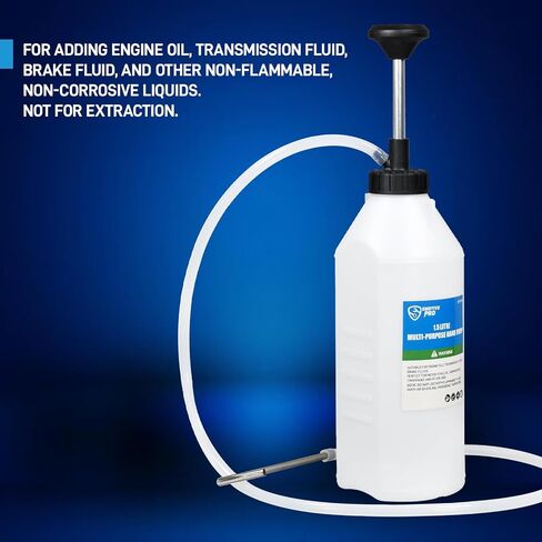1.05 Quart / 1 Liter Multi-Purpose Oil Pump, Hand Fluid Transfer Pump for Engine, Transmission and Gear Oils, Precision Fluid Dispensing in Tight Spaces in Saudi Arabia