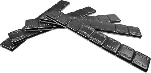 Aain 1/4oz، 0.25oz، أسود، عصا لاصقة على أوزان العجلات، نوع EasyPeel للسيارات والشاحنات وسيارات الدفع الرباعي والدراجات النارية، ملف تعريف منخفض، 72oz/Box، جودة الولايات المتحدة، (288 قطعة) in Kuwait