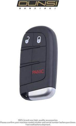 DUNSIHUI M3N-40821302 مفتاح السيارة فوب بدون مفتاح 68143502AA التحكم عن بعد 433MHZ 3 أزرار استبدال المركبات لـ 2014-2019 Grand Cherokee Key Fob 68143502 in Kuwait
