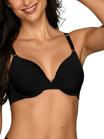 Vanity Fair Women's Full Coverage Beauty Back Smoothing Bra, 4-Way Stretch Fabric, Lightly Lined Cups Up to Dd in Saudi Arabia