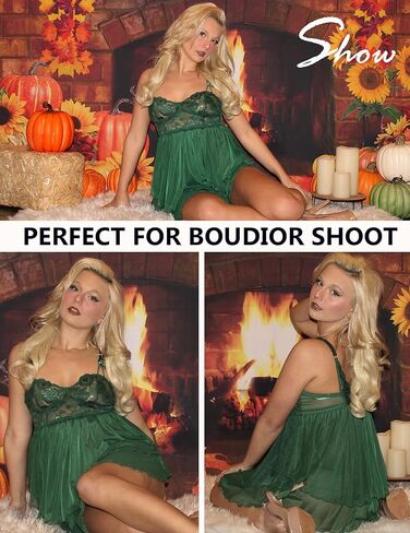 ملابس داخلية نسائية من Avidlove بيبي دول دانتيل قميص نوم مثير بالزهور ملابس داخلية مطرزة فستان Boudoir Nightie in Kuwait