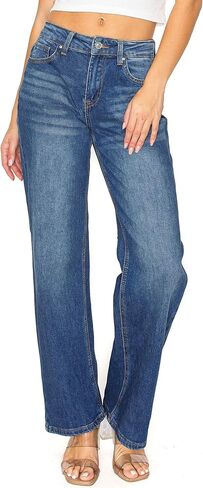 جينز WAX JEAN للسيدات الصغار فضفاض وواسع الساق in Saudi Arabia