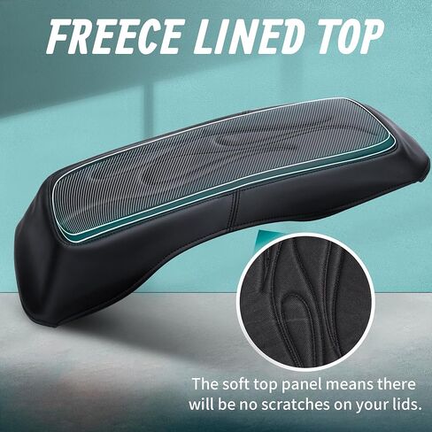 MoKitDora Saddlebag غطاء حمالة الصدر يغطي جلد ستوكات متوافق مع 1993-2013 Harley Touring FL Road King Road Glide Electra Glide Street Glide، مخيط باللهب in Kuwait