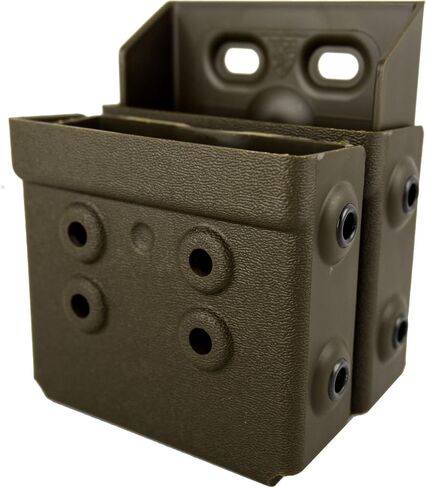 حافظة Zero9 Holsters Model 4047 ذات الأصفاد المزدوجة مع Molle Loks - ASP Sentry - أسود سادة in Kuwait