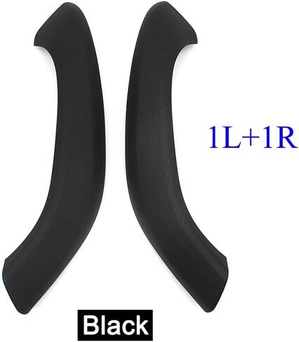 2PCS Black Interior Door Handle Outer Cover, Driver&Passenger Side Door Pull Handle Panel Trim Replacement for BMW X1 X2 F48 F49 F39 2016 2017 2018 2019 2020 in Kuwait